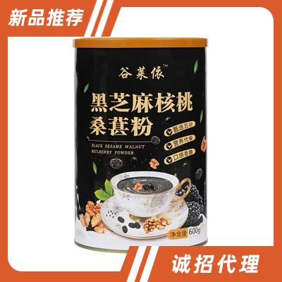 谷莱依五谷代餐粉冲饮品固体饮料营养早餐黑芝麻核桃桑葚粉罐装