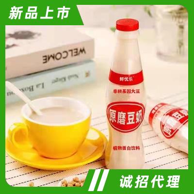 鲜忧乐原磨豆植物蛋白饮料330ml瓶装