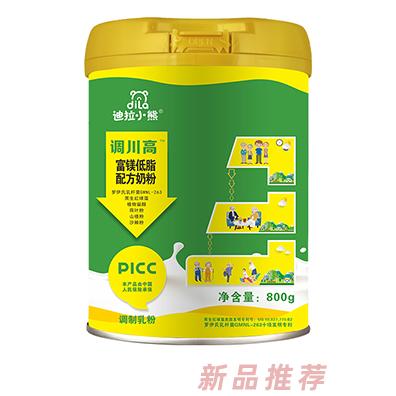 迪拉小熊调川高富镁低脂配方奶粉