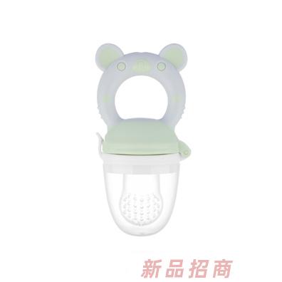 萌嘟嘟卡通咬咬乐浅绿