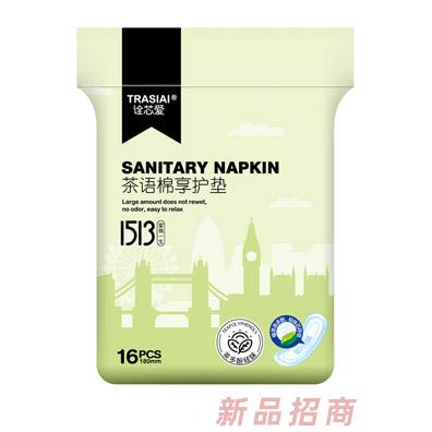 诠芯爱茶语棉享护垫绿色