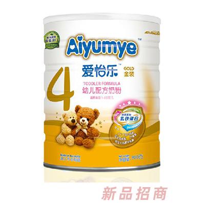爱怡乐幼儿配方奶粉4段900g