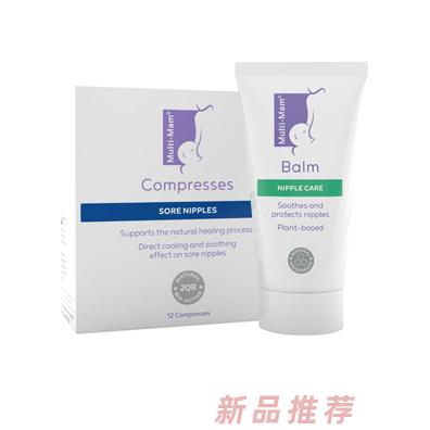 睦清乳贴12片&乳霜30ml