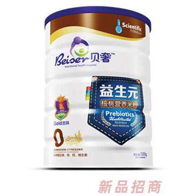 贝奢核桃营养米粉 听装