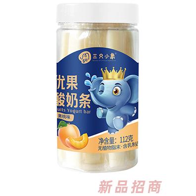 多可三只小象优果酸奶条 黄桃味