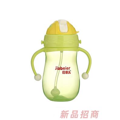 佳呗尔婴儿水杯黄绿色