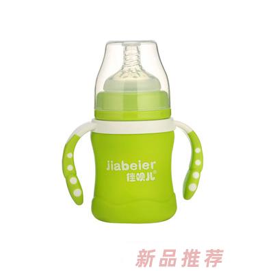佳呗尔玻璃奶瓶绿色
