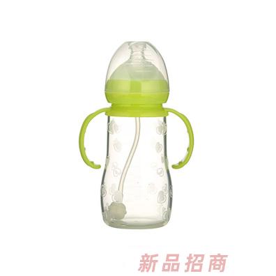 佳呗尔硅胶奶瓶绿色