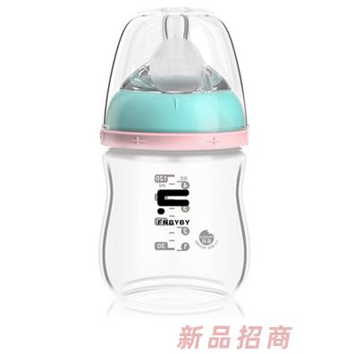菲尼贝贝B8801臻悦吸初生儿防呛玻璃奶瓶-120ml