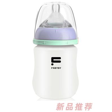 菲尼贝贝B8804臻悦吸硅胶防护玻璃奶瓶-160ml