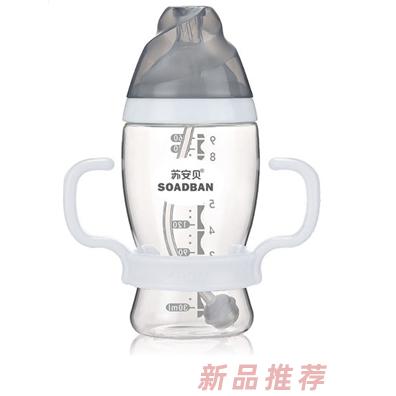 苏安贝A8006冰淇淋晶钻玻璃奶瓶-260