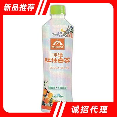 茶语山泉透明果茶水红柚白茶530ml