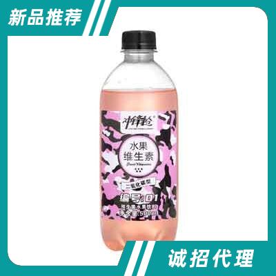 冲锋枪编号01维生素水果饮料500ml饮料招商