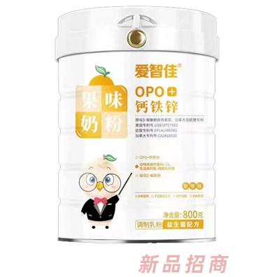 爱智佳钙铁锌果味奶粉 甜橙味