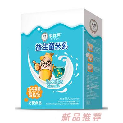 米优芽益生菌米乳-五谷杂粮强化铁盒装