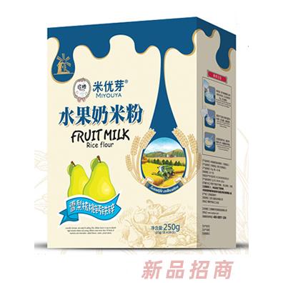 米优芽水果奶米粉-雪梨核桃钙铁锌盒装