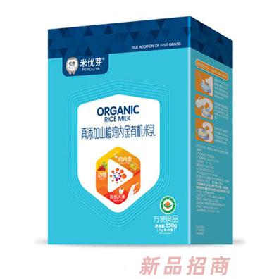 米优芽真添加山楂鸡内金有机米乳盒装