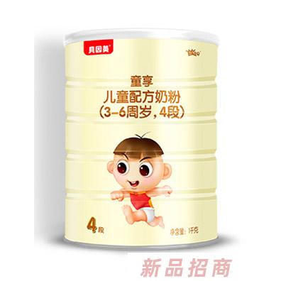 贝因美童享系列配方奶粉四段1000g