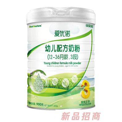 爱优诺有机幼儿配方奶粉3段