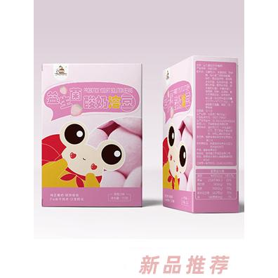 蜗蜗散步益生菌酸奶溶豆草莓口味