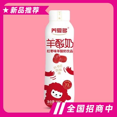 养爱多红枣味羊酸奶饮品300g