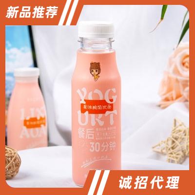 李小艾果味酸奶饮品菠萝味300mL瓶装