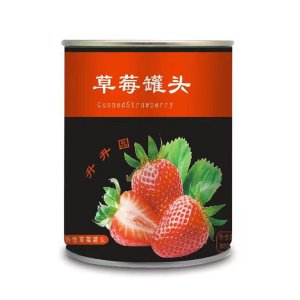 升升园草莓罐头820g