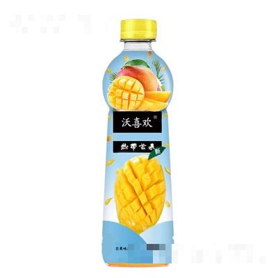 沃喜欢热带芒果味汽水碳酸饮料招商450ml