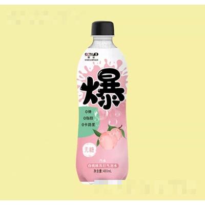 美信白桃味苏打气泡水480ml饮料招商