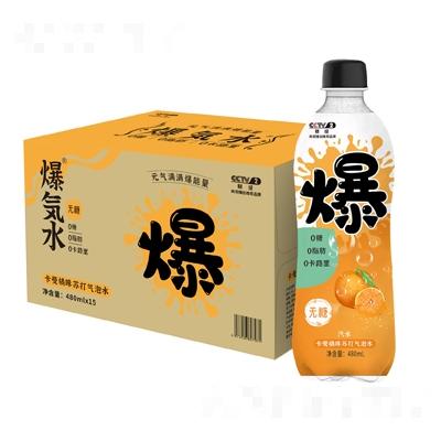 美信爆気水卡曼橘味苏打气泡水480mlX15网红口味招商代理