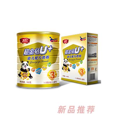 美庐超金钻U+幼儿配方奶粉