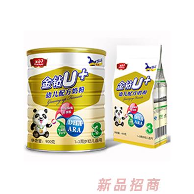 美庐金钻U+幼儿配方奶粉