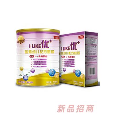 美庐I LIKE优+金装婴幼儿配方奶粉3段