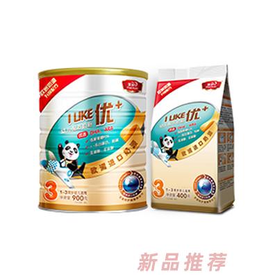 美庐优+幼儿配方奶粉3段