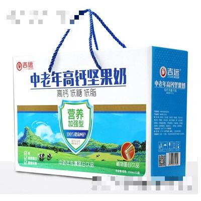 吉远中老年高钙坚果奶250mlX12