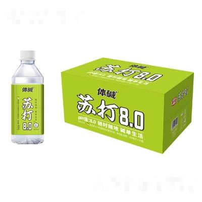 体碱苏打水柠檬味450mlX24  苏打水
