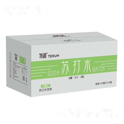 特润苏打水饮料柠檬味450mlX24