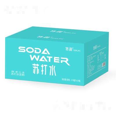 特润苏打水饮料瓶装水箱装370毫升×24瓶