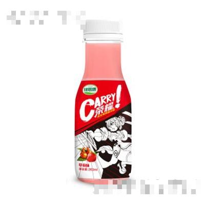 绿思康carry荣耀瓜拉纳风味饮料草莓味