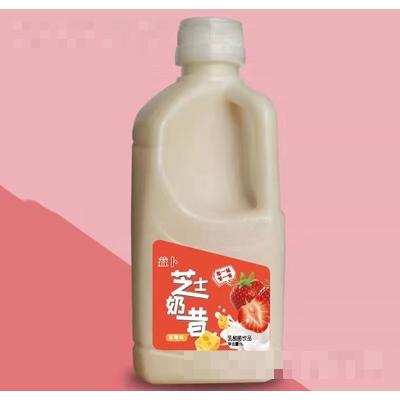 益卜芝士奶昔乳酸菌饮品草莓味1L