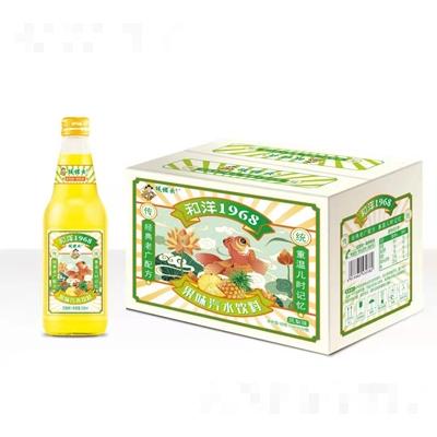 钱佬头果味汽水饮料菠萝味箱装