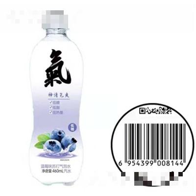 神清气爽蓝莓味苏打气泡水460ml