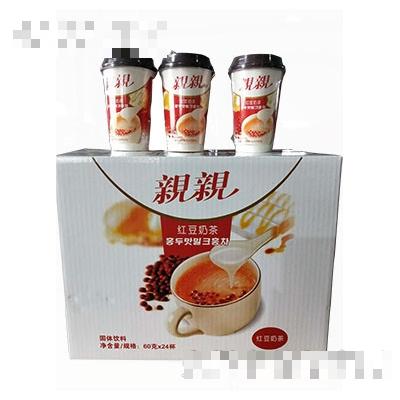 亲亲红豆奶茶60克×24杯