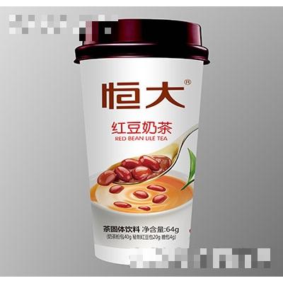 恒大红豆奶茶固体饮料64g