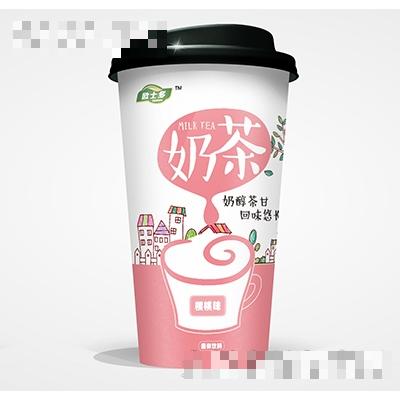 欧士多奶茶樱桃味杯装
