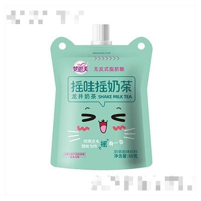 梦思美摇哇摇龙井奶茶固体饮料58g