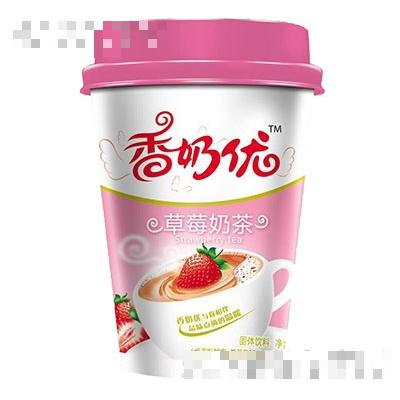 香奶优草莓奶茶杯装70g