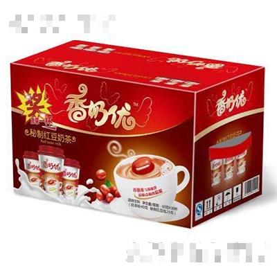 香奶优红豆奶茶