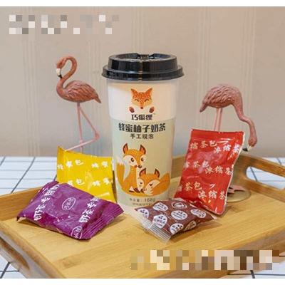 巧狐狸蜂蜜柚子手工现泡奶茶