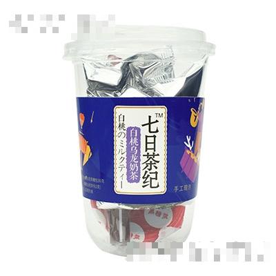 七日茶纪奶茶白桃乌龙味